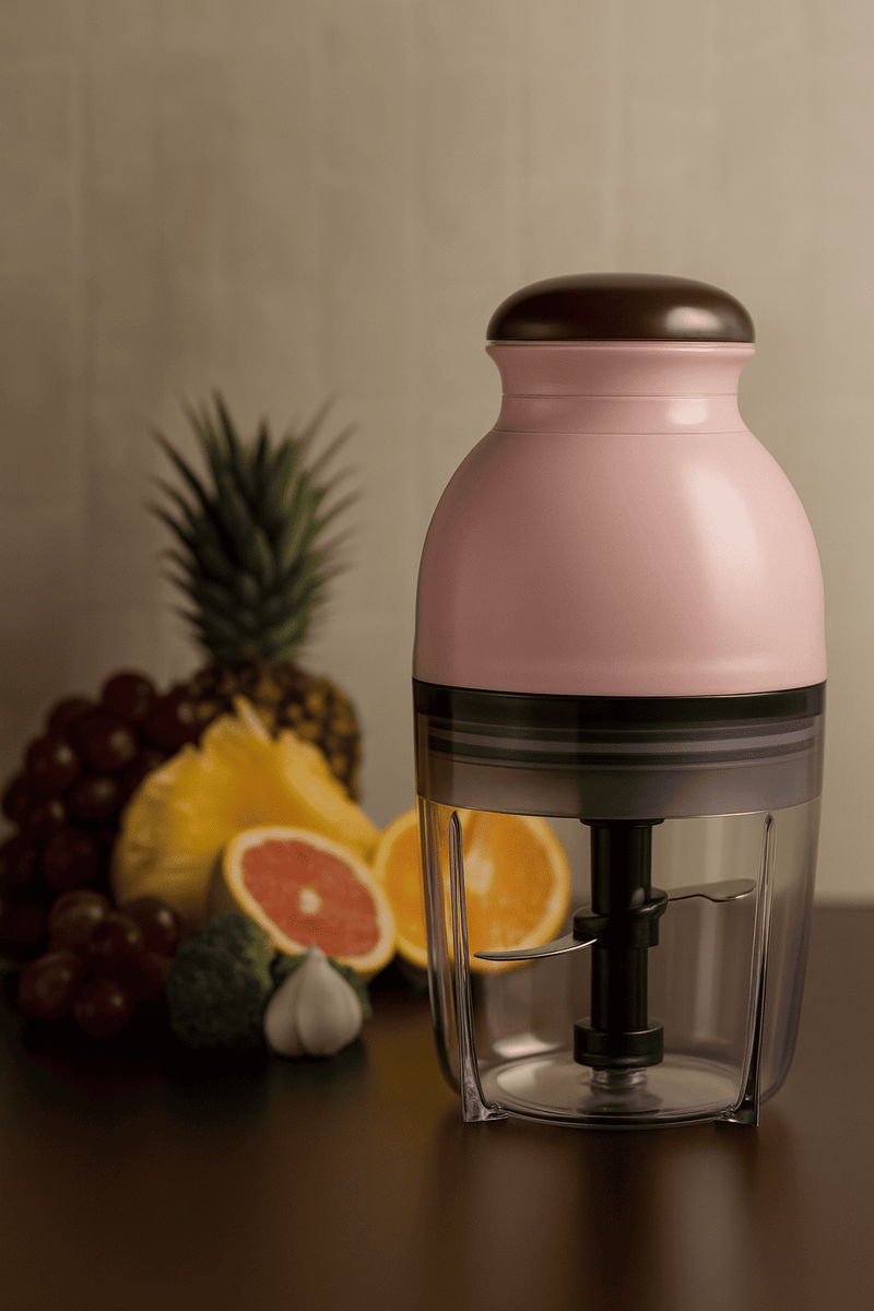 Mini Moedor Eletrico De Carne De Alimentos Picador De Frutas